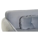 Καναπές DKD Home Decor 200 x 85 x 80 cm Μέταλλο Βελούδο Sky μπλε Πλαστική ύλη Σύγχρονη