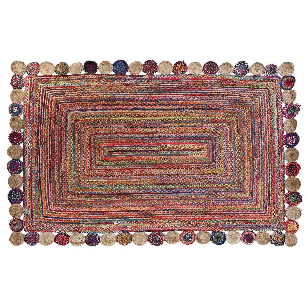 Χαλί DKD Home Decor βαμβάκι Πολύχρωμο Γιούτα (200 x 290 x 1 cm)