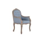 Καρέκλα Τραπεζαρίας DKD Home Decor Μπλε Φυσικό 30 x 40 cm 62 x 55 x 100 cm 63