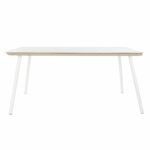 Σετ Τραπέζι με Καρέκλες DKD Home Decor Μπεζ 78 cm 163 x 95 x 6 cm