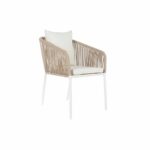 Σετ Τραπέζι με Καρέκλες DKD Home Decor Μπεζ 78 cm 163 x 95 x 6 cm