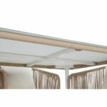 Σετ Τραπέζι με Καρέκλες DKD Home Decor Μπεζ 78 cm 163 x 95 x 6 cm