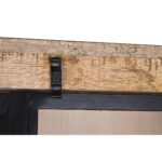 Ράφια DKD Home Decor Μαύρο Φυσικό Μέταλλο Ξύλο από Μάνγκο 170 x 45 x 200 cm (1)