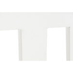 Κεφαλάρι κρεβατιού DKD Home Decor Λευκό Καφέ ξύλο ακακίας Ξύλο από Μάνγκο 165 x 3 x 135 cm