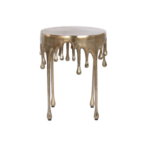 Βοηθητικό Τραπέζι Home ESPRIT Χρυσό Αλουμίνιο 37 x 37 x 50 cm