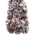 Χριστουγεννιάτικο δέντρο Πολύχρωμο Πλαστική ύλη Foam Ανανάδες 18 x 18 x 30 cm