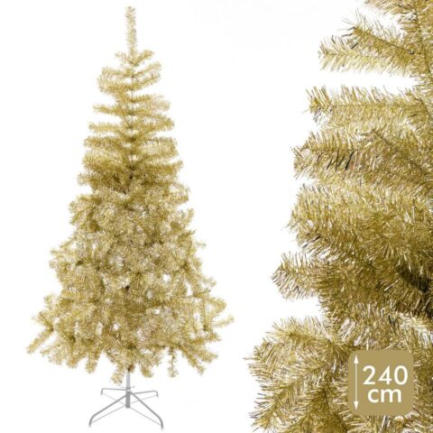 Χριστουγεννιάτικο δέντρο Χρυσό Μέταλλο Πλαστική ύλη 240 cm
