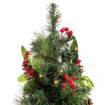 Χριστουγεννιάτικο δέντρο Πολύχρωμο PVC Μέταλλο 20 x 20 x 40 cm