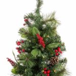 Χριστουγεννιάτικο δέντρο Πολύχρωμο PVC Μέταλλο 30 x 30 x 60 cm