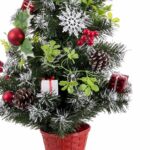 Χριστουγεννιάτικο δέντρο Κόκκινο Πολύχρωμο Πλαστική ύλη Ανανάδες 60 cm