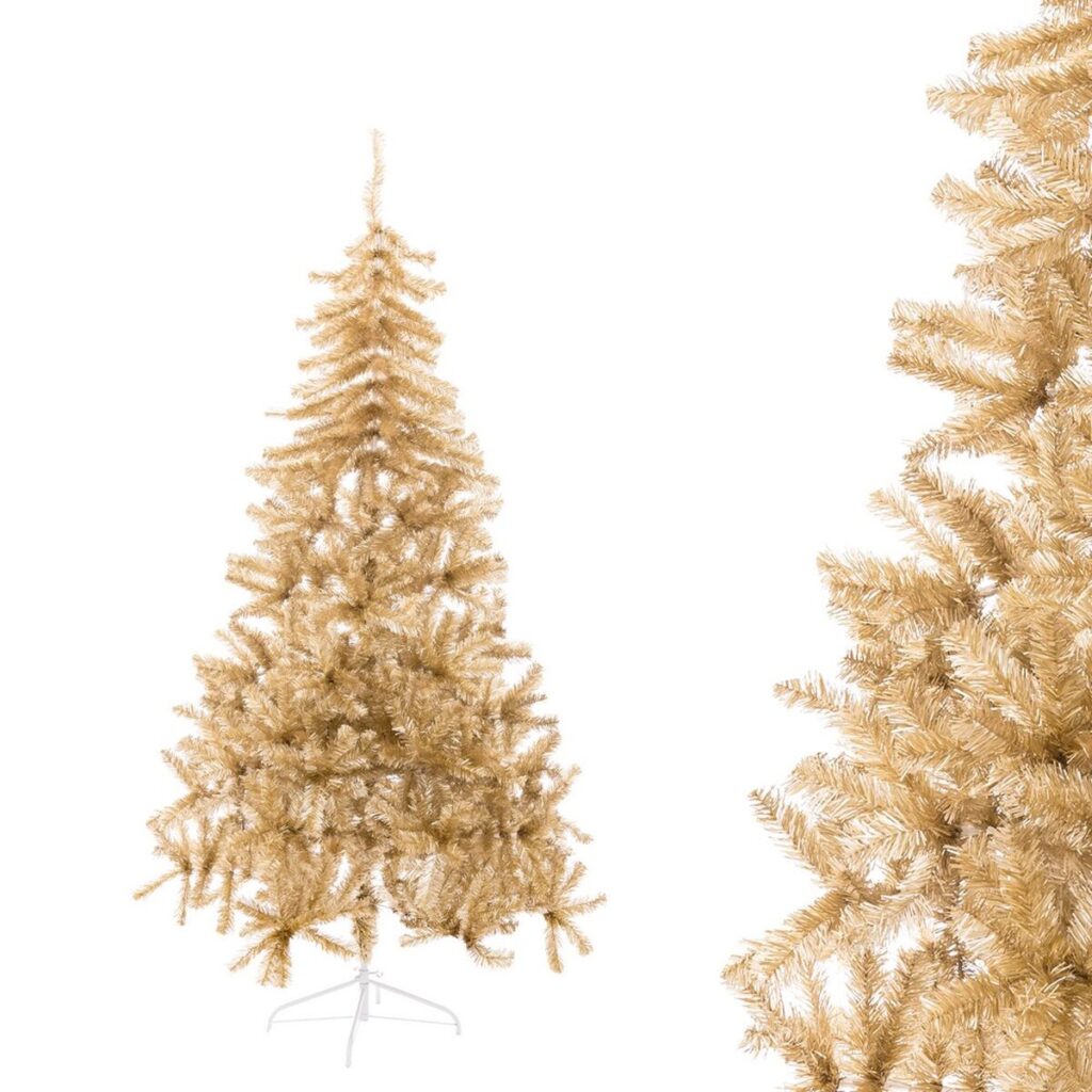 Χριστουγεννιάτικο δέντρο Χρυσό Μέταλλο Πλαστική ύλη 180 cm