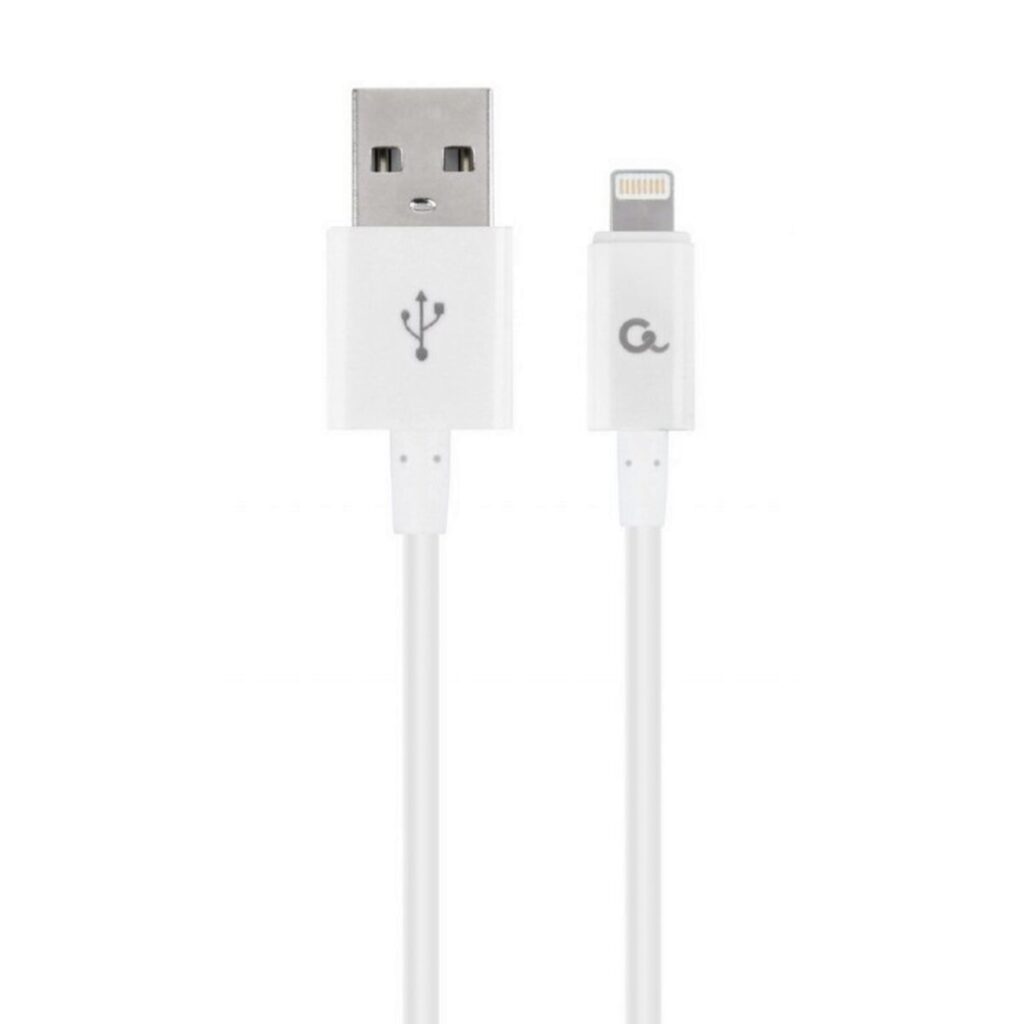 Καλώδιο USB GEMBIRD CC-USB2P-AMLM-1M-W Λευκό 1 m