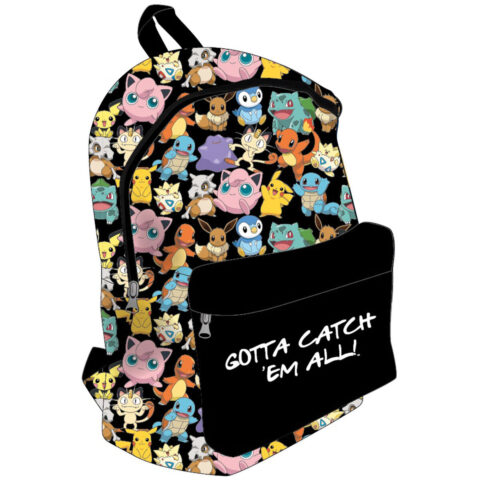 Σχολική Τσάντα Pokémon Pokeball Μπλε Μαύρο 30 x 40 x 15 cm