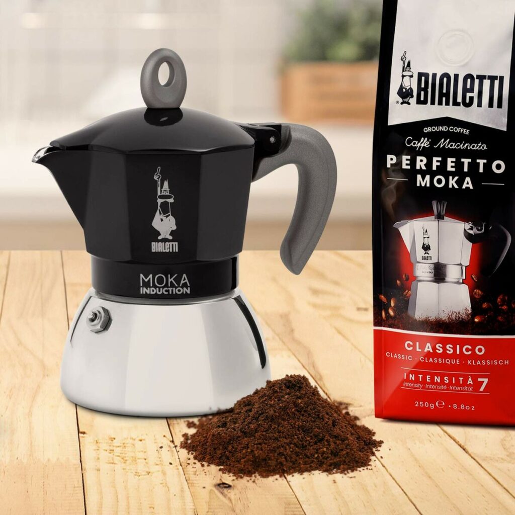 Ιταλικη καφετιερα Bialetti Moka Ανοξείδωτο ατσάλι Αλουμίνιο 200 ml 4 Kopper