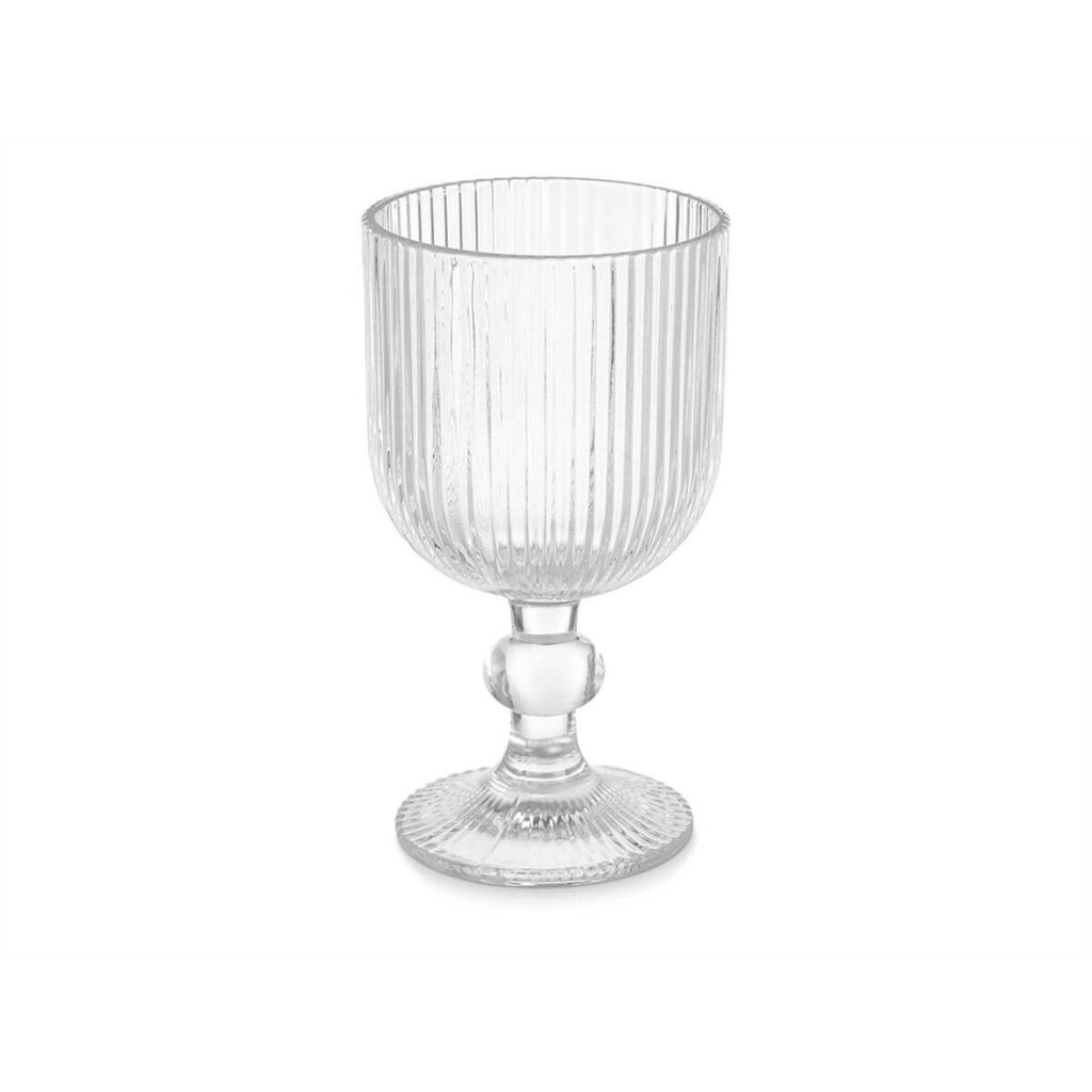 Ποτήρι κρασιού Ρίγες Διαφανές Γυαλί 260 ml (x6)