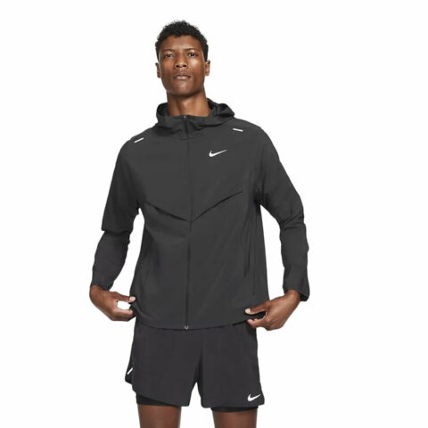 Ανδρικό Aθλητικό Mπουφάν Nike Windrunner Μαύρο