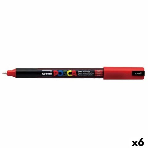 Μαρκαδόρος POSCA PC-1MR Μεταλλικό Κόκκινο (x6)