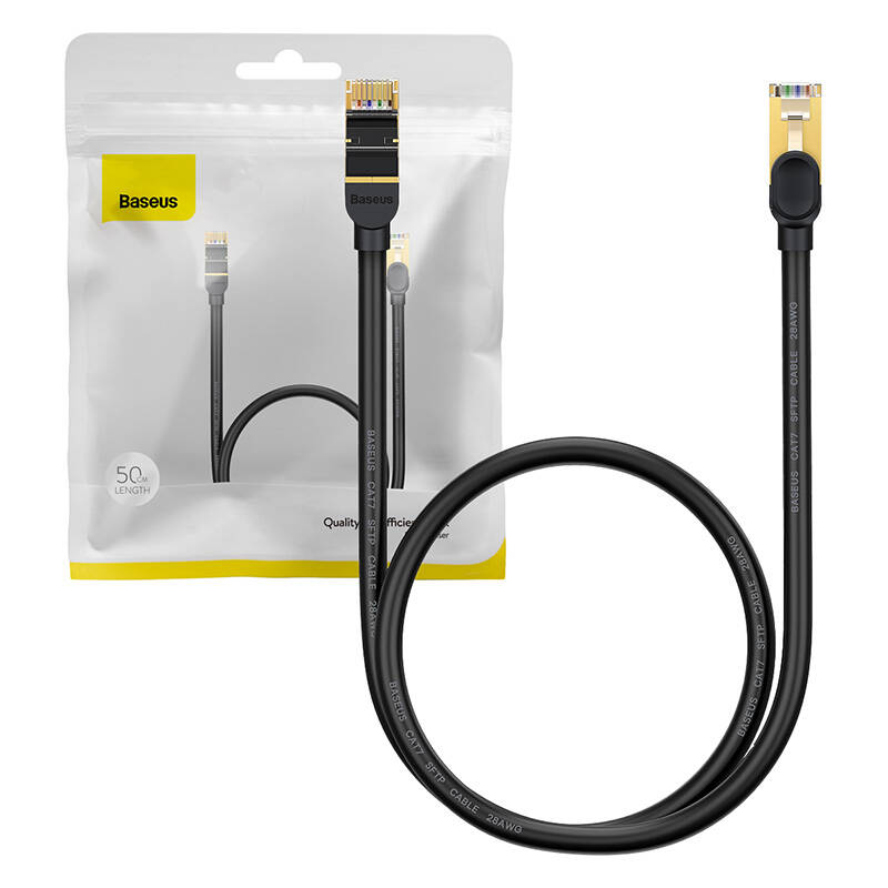 0.5m network cable (black)