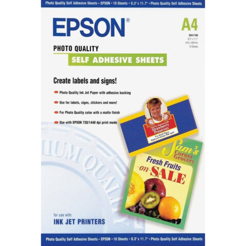 Συγκολλητικό χαρτί Epson C13S041106 A4