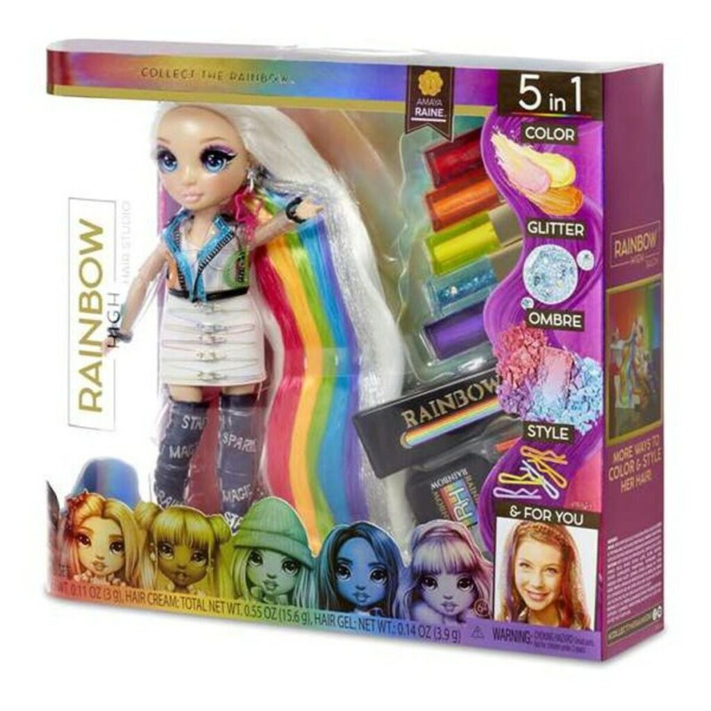 Playset Rainbow Hair Studio Rainbow High 569329E7C 5 σε 1 (30 cm)