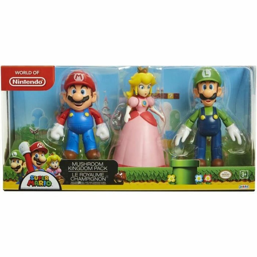 Πακέτο 3 Eικόνες Super Mario Kingdom of the Fungus 491160 10 cm