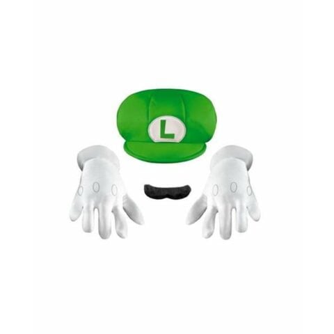 Αξεσουάρ για Αποκριάτικο Ντύσιμο Super Mario Kit Luigi 4 Τεμάχια