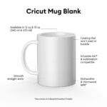 Προσαρμοζόμενο κύπελλο για Plotter κοπής Cricut Ceramic 2 Τεμάχια
