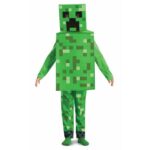 Αποκριάτικη Στολή για Παιδιά Minecraft Creeper 3 Τεμάχια Πράσινο
