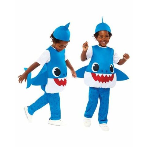 Αποκριάτικη Στολή για Παιδιά Baby Shark Μπλε 3 Τεμάχια