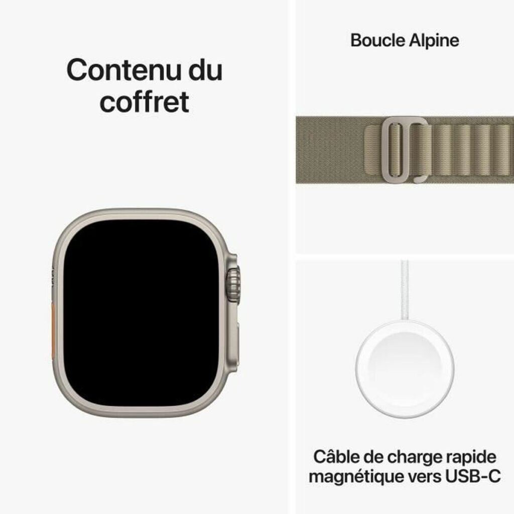 Smartwatch Apple Ultra 2 Τιτάνιο Ελαιόλαδο 49 mm