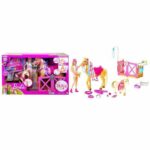 Σετ παιχνιδιών Barbie Toilettage des Chevaux Πλαστική ύλη