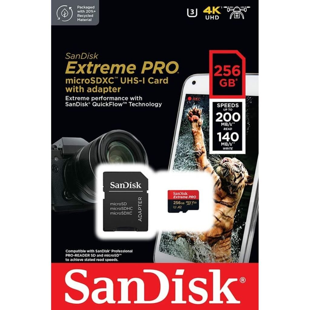 Κάρτα micro SD SanDisk Extreme PRO 256 GB