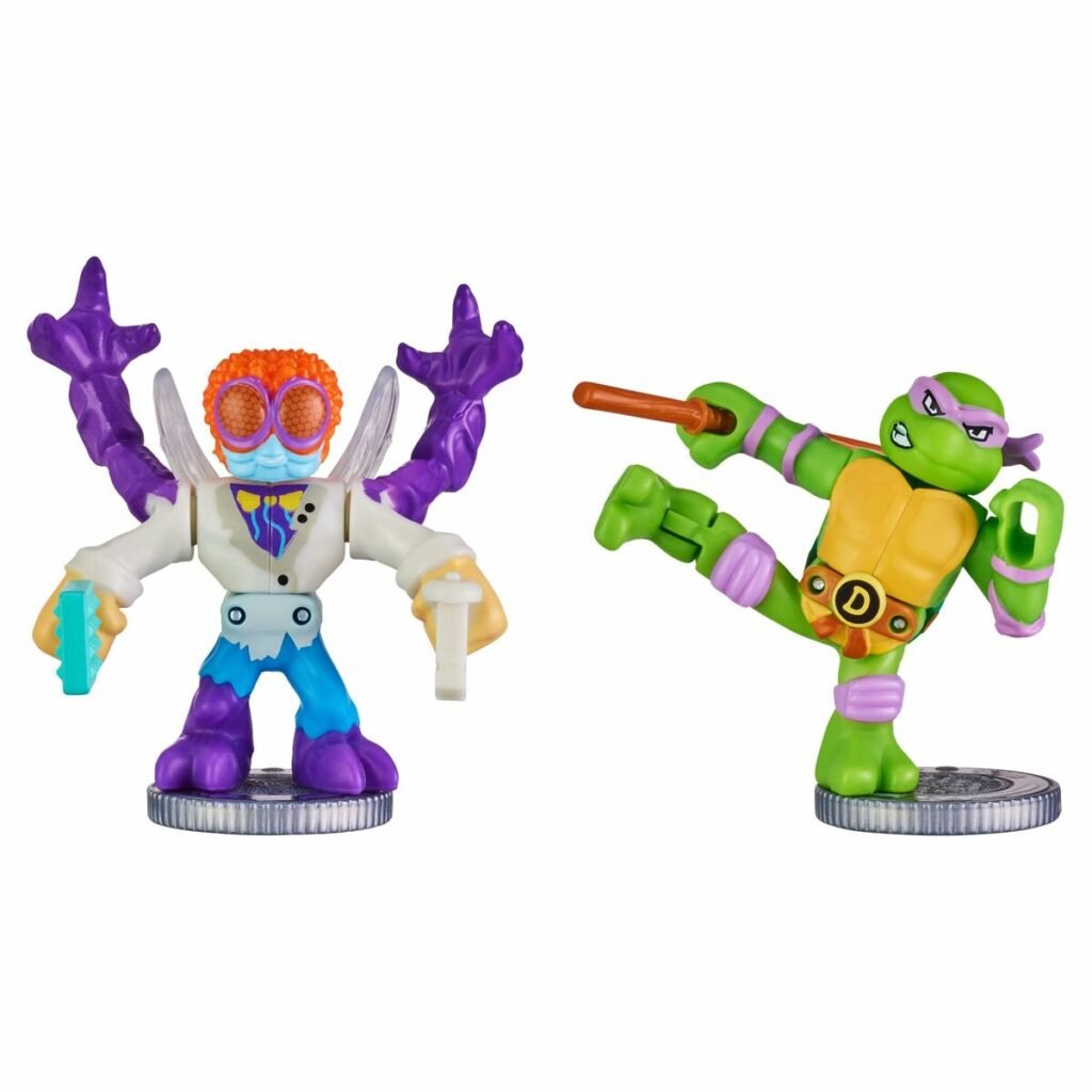 Στρατιωτικές φιγούρες Teenage Mutant Ninja Turtles Legends of Akedo: Donatello vs Baxter Stockman