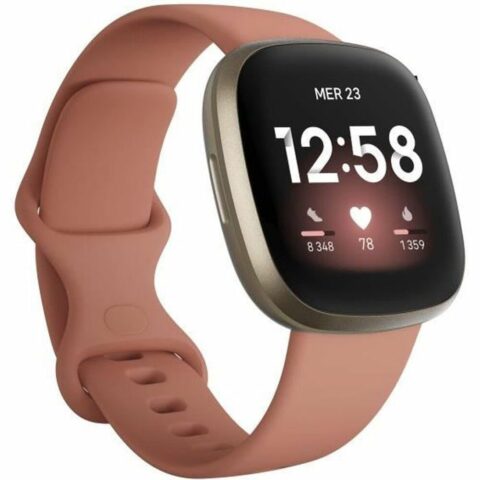 Smartwatch Fitbit Versa 3 Χρυσός Ροζ