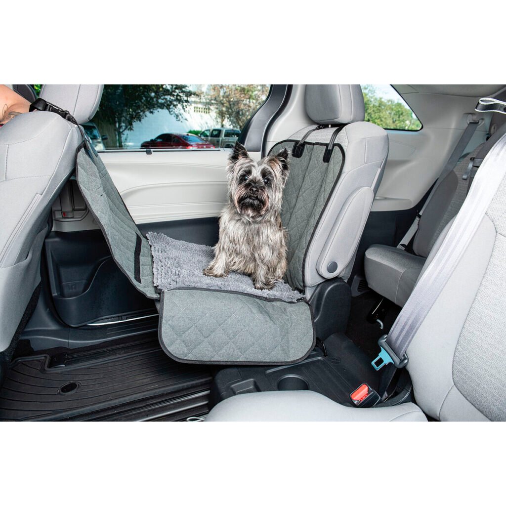 Προστατευτικό Κάλυμμα για Μονό Κάθισμα Αυτοκινήτου για Κατοικίδια Dog Gone Smart 112 x 89 cm Γκρι Πλαστική ύλη