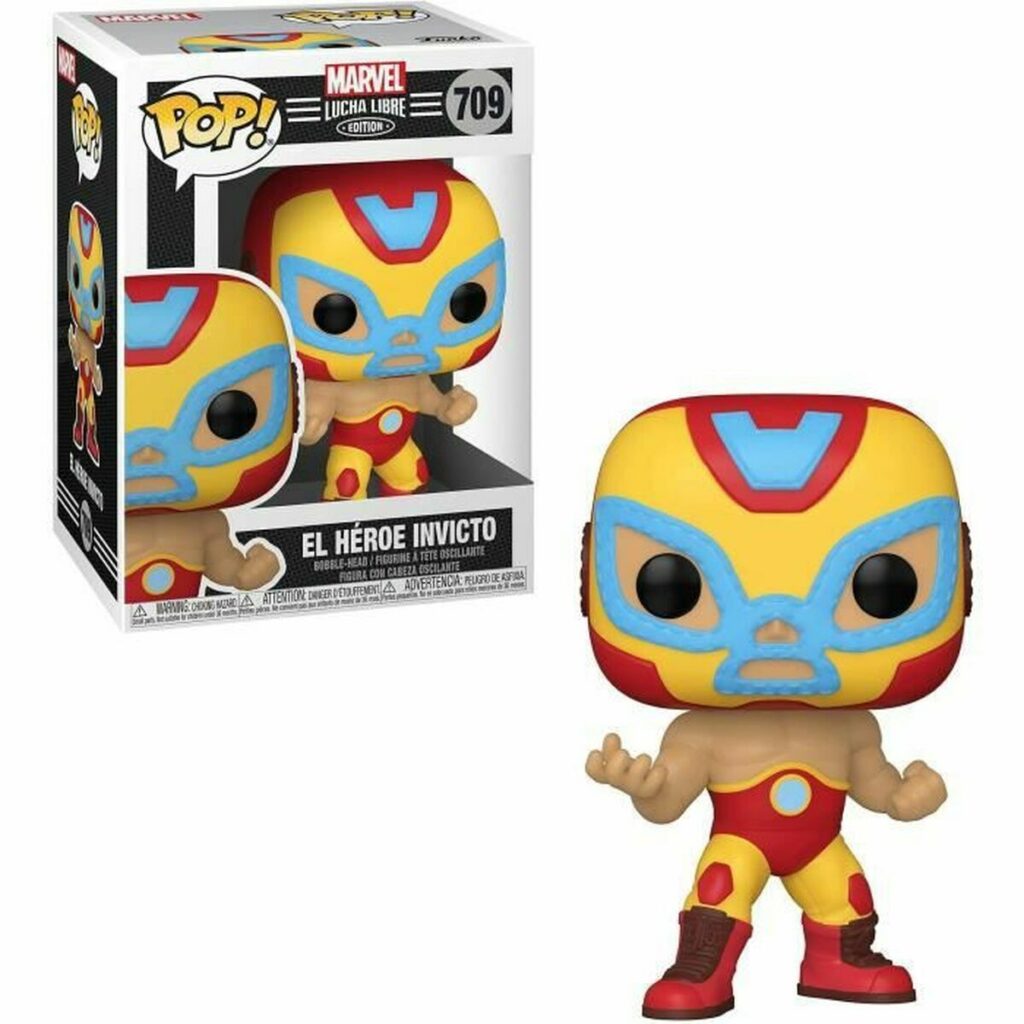 Συλλεκτική φιγούρα Funko Pop! Marvel Lucha Libre - Iron Man Nº 709