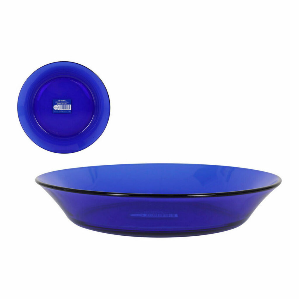 Βαθύ Πιάτο Duralex Lys Μπλε 19'5 x 3'5 cm (24 Μονάδες)