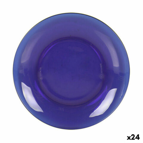Πιάτο για Επιδόρπιο Duralex Lys Μπλε ø 19 x 2 cm (24 Μονάδες)