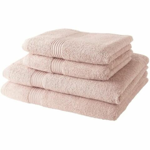 Σετ πετσέτες TODAY 4 Μονάδες Ανοιχτό Ροζ