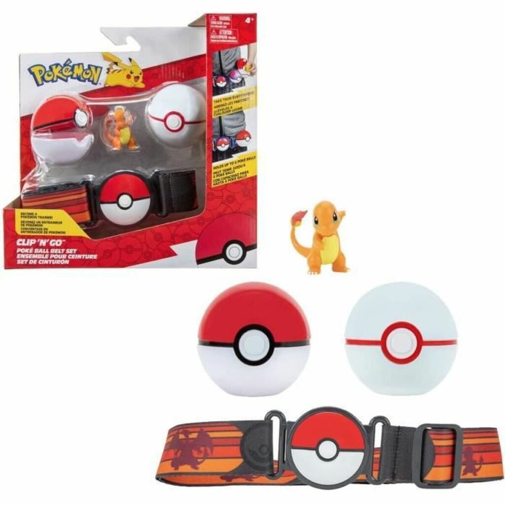 Playset Pokémon Clip Belt 'n' Go - Charmander