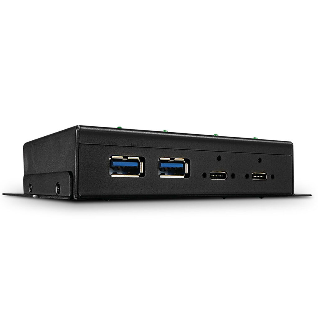USB Hub LINDY 43094 Μαύρο