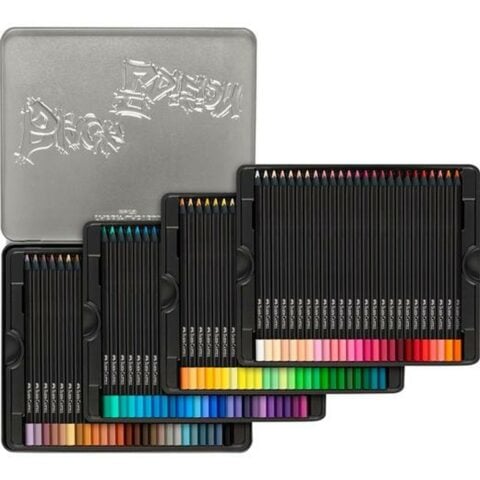 Χρωματιστά μολύβια Faber-Castell Black Edition μεταλλική θήκη 100 Τεμάχια Πολύχρωμο