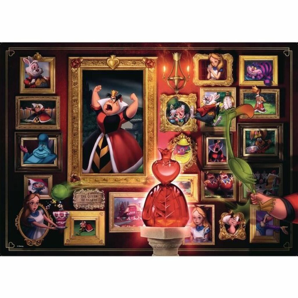 Παζλ Disney Ravensburger 15026 Villainous Collection: The Queen of Hearts 1000 Τεμάχια