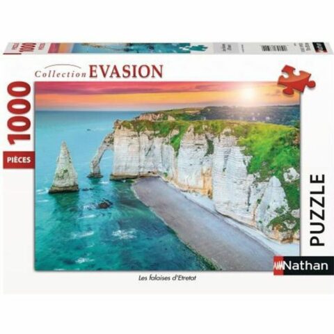 Παζλ Nathan 87630 The Cliffs of Etretat - France 1000 Τεμάχια