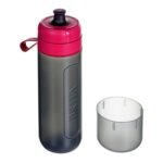 Μπουκάλι με Φίλτρο Άνθρακα Brita Fill&Go Active Μαύρο Ροζ 600 ml
