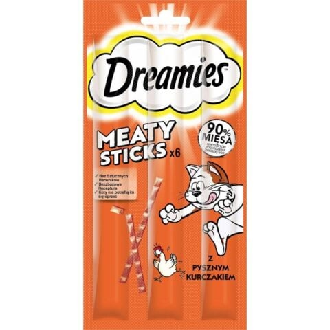 Snack for Cats Dreamies Meaty Sticks 30 g Κοτόπουλο
