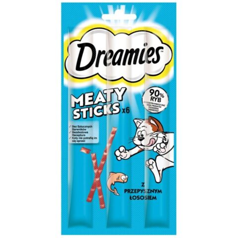 Snack for Cats Dreamies Meaty Sticks 30 g Salmon