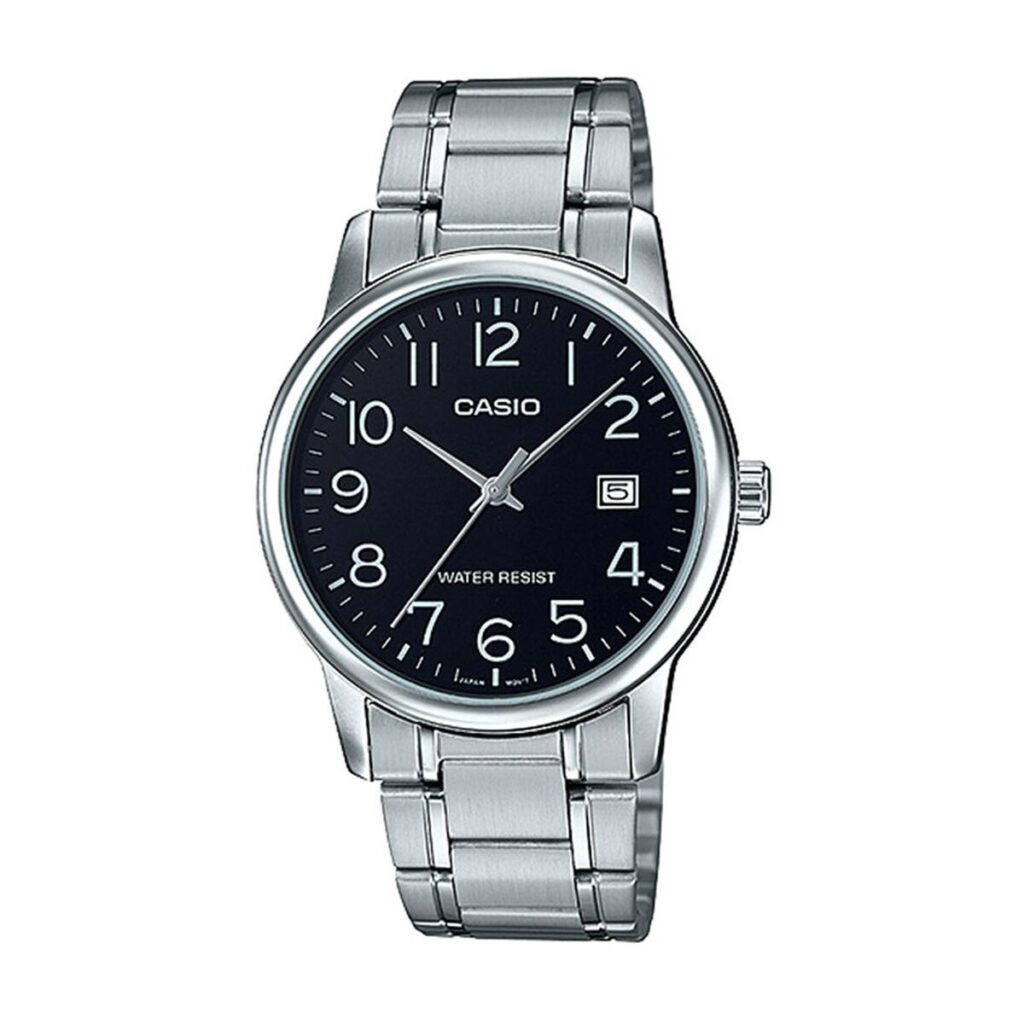 Ανδρικά Ρολόγια Casio MTP-V002D-1BUDF Ασημί (Ø 44 mm)