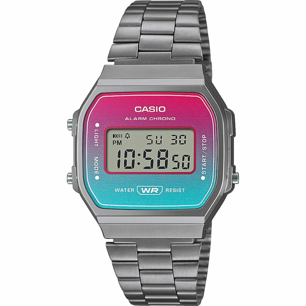 Unisex Ρολόγια Casio ICONIC - RETRO VAPORTHEME SERIE Ασημί (Ø 35 mm)