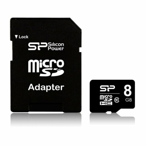 Κάρτα Μνήμης Micro SD με Αντάπτορα Silicon Power SP008GBSTHBU1V10SP